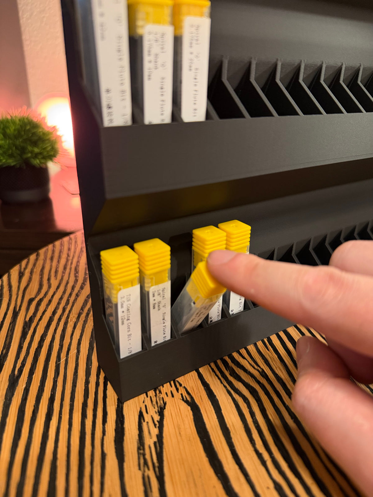 Wall Mounted CNC Bit Organizer