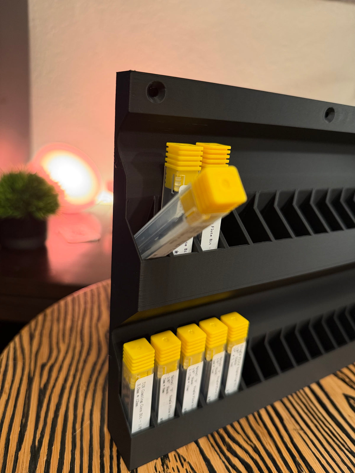 Wall Mounted CNC Bit Organizer
