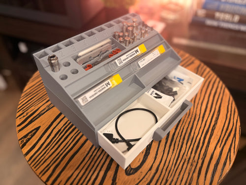 Compact CNC Bit Organizer With Single Drawer